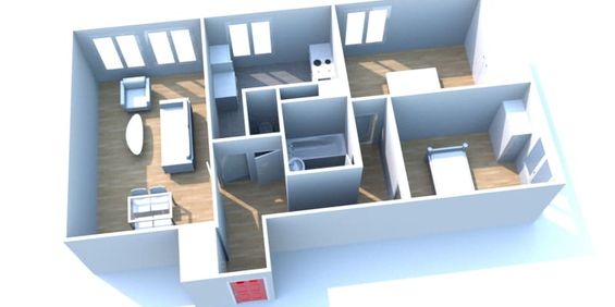 À louer appartement T3 à Notre-Dame-de-Bondeville - Photo 3