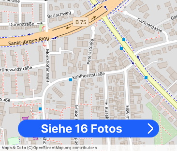 Nähe Uni: Schöne 2 Zimmer-Wohnung mit West-Balkon in 23562 Lübeck -... - Foto 1