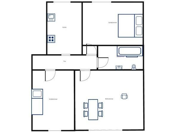 Ein tolles Wohngefühl: interessante 3-Zimmer-Wohnung in guter Wohnlage - Photo 1