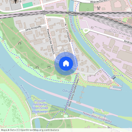 ul. Jana Kochanowskiego, Stare Miasto, Opole, opolskie