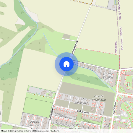 ul. Tymiankowa, Lipa Piotrowska, Psie Pole, Wrocław, dolnośląskie