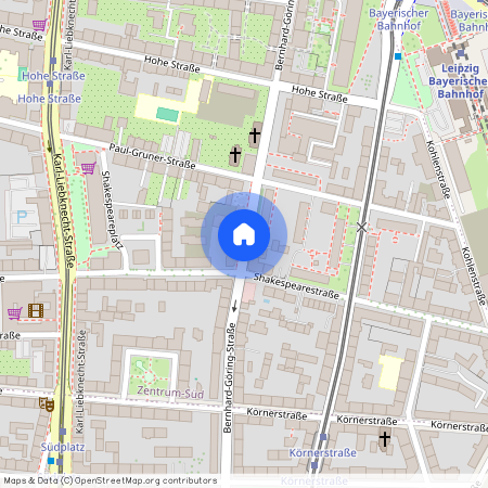 Bernhard-Göring-Straße, 04107, Bernhard-Göring-Straße    Leipzig  Zentrum-Süd