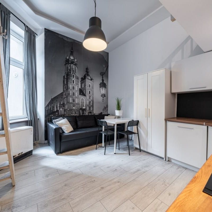 Kawalerka z antresolą – ul. Lubomirskiego, Kraków 22 m² - Zdjęcie 1