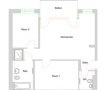 Über den Dächern I Schicke 3-Zimme Penthousewohnung mit Balkon - Photo 5