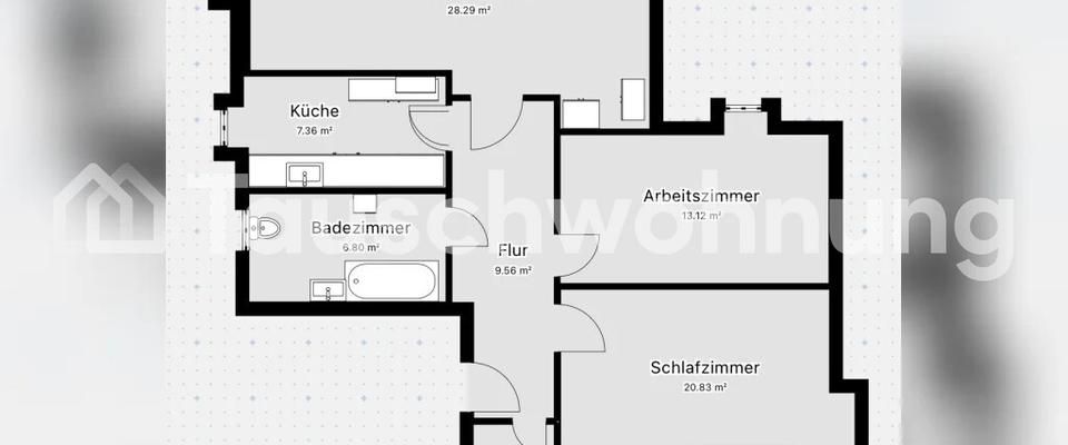 TAUSCHWOHNUNG Großzügige und helle 3-Zimmer-Wohnung - Photo 1