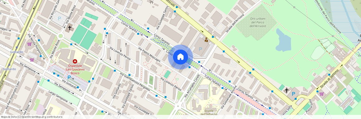 Bilocale in Corso Taranto, Torino