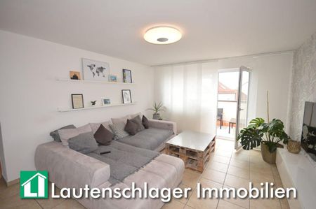 2-Zimmer-Dachgeschosswohnung ohne Aufzug, aber mit Loggia! Neumarkt-Kohlenbrunnermühle - Foto 2