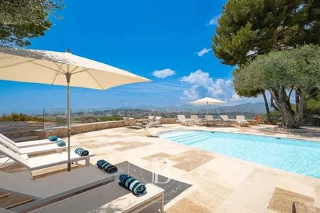 Mougins - Domaine privé - Bastide de Charme - 6 Chambres - Vue mer panoramique - Piscine - Photo 4