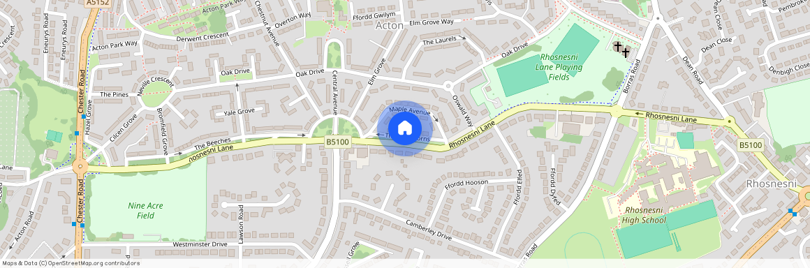 The Hawthorns, Wrexham