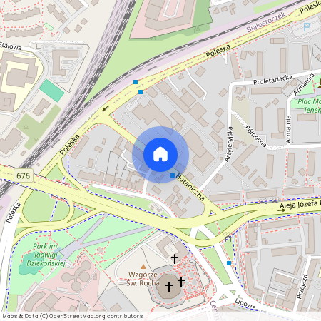 ul. Botaniczna, Centrum, Białystok, podlaskie
