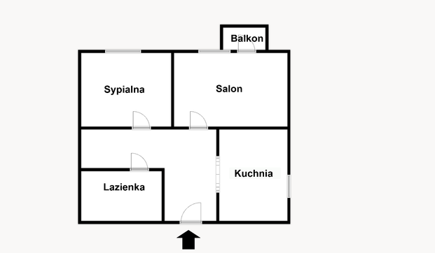 01.07. 2-pok. 38m2, balkon, Rondo Mogilskie - Zdjęcie 1
