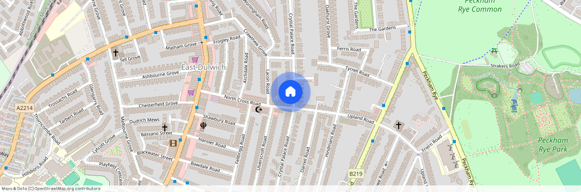 Crystal Palace Road, East Dulwich, London, SE22