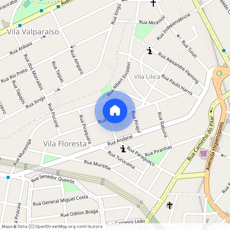 Rua Manicoré, Vila Floresta, Santo André