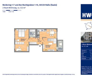 Mit Aufzug in Ihre charmante Wohnung mit Blick zur Heide - Photo 1