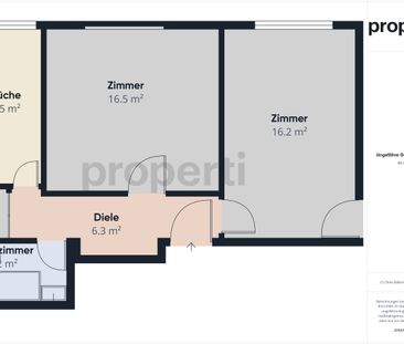 2-room apartment with balcony - Foto 5