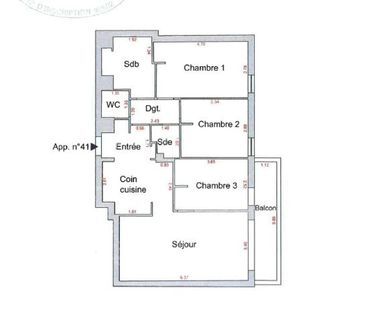 location Appartement T4 DE 78.8m² À FRANCONVILLE - Photo 1