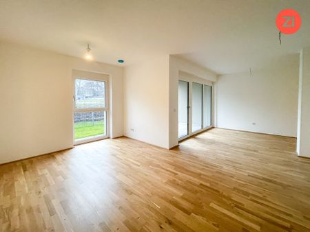 Geförderte 3-Zimmer-Wohnung mit Tiefgaragenparkplatz , Terrasse & Garten in Gallspach. Erstbezug! - Foto 5