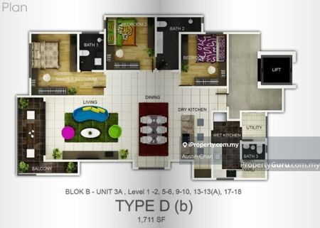 Arte Condominium, Kuchai Lama - Foto 4