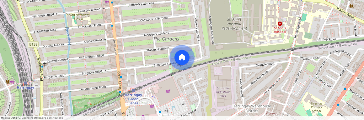 Stanhope Gardens, Haringay, London, N4