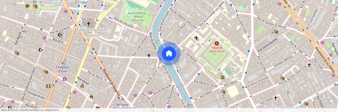 rue de la Grange aux Belles et Quai de Jemmapes 75010 Paris (10e arrondissement)