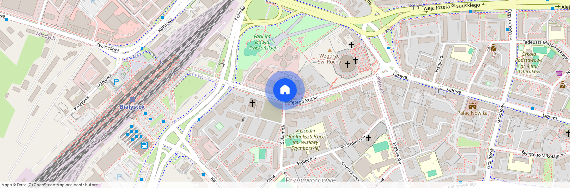 ul. św. Rocha, Przydworcowe, Białystok, podlaskie