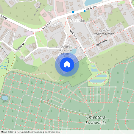 ul. Słoneczna Dolina, Ujeścisko-Łostowice, Gdańsk, pomorskie