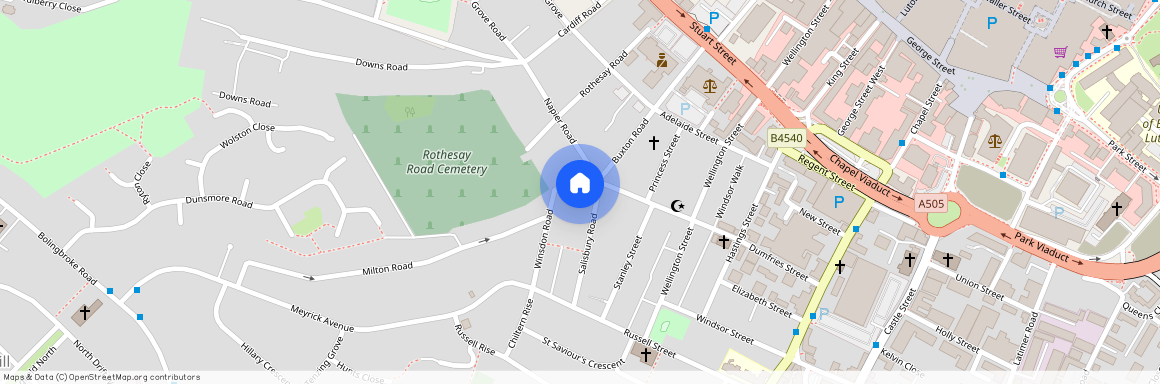 Western Road - One-Bedroom in Shared House – All Bills Included - LU1cluded - Furnished - LU1, Western Road - One-Bedroom In Shared House – All Bills Included - Cluded - Furnished -