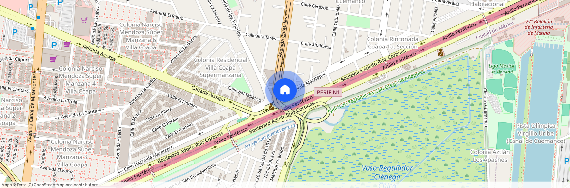 Av. Cafetales 318, Coapa, Granjas Coapa, Tlalpan, 14360 Ciudad de México, CDMX #318Int. 504, Colonia Magisterial, C.P. 14360, Df / Cdmx