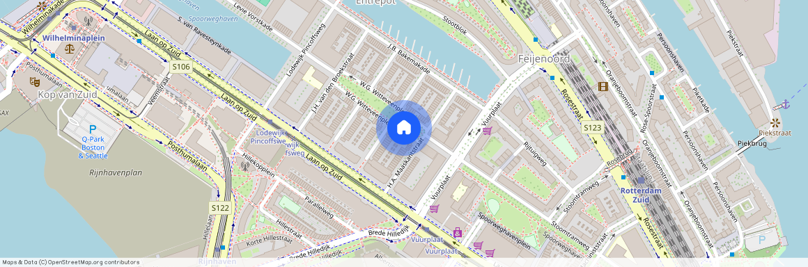 Kop van Zuid - Entrepot, 3071 MA, W.G. Witteveenplein, Rotterdam