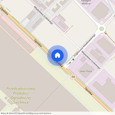 ul. Opolska, Siechnice, Siechnice, wrocławski, dolnośląskie, Groblice