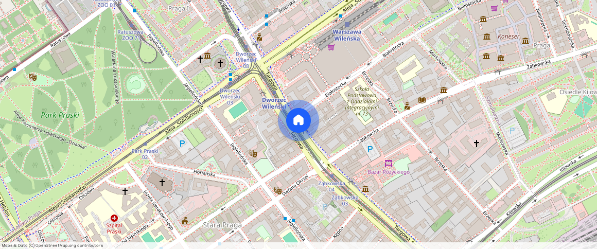 Praga-Północ, targowa, Warszawa