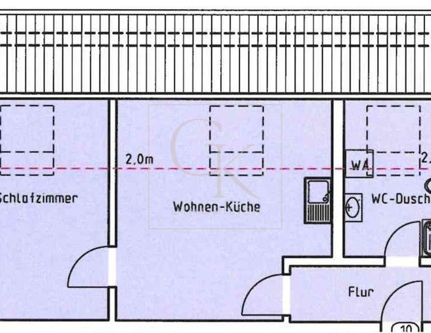 Erstbezug nach Modernisierung von heller gemütlicher DG-Wohnung - Foto 1