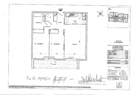 Location Appartement 3 pièces 66m² MASSY 91300 - Photo 2