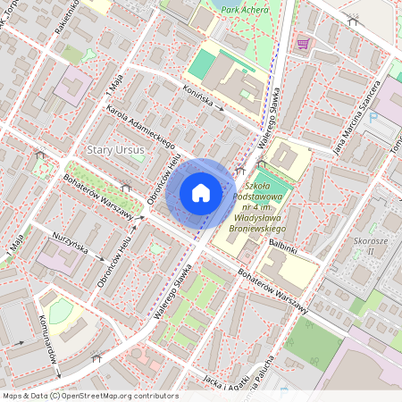 ul. Walerego Sławka, Skorosze, Ursus, Warszawa, mazowieckie