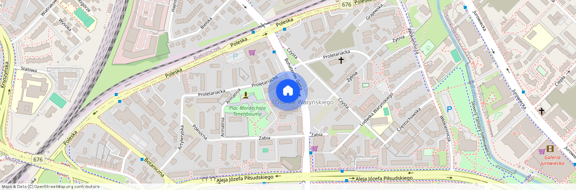 ul. Bohaterów Getta, Centrum, Białystok, podlaskie