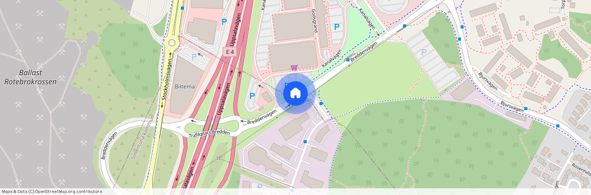 Breddenvägen, Sollentuna