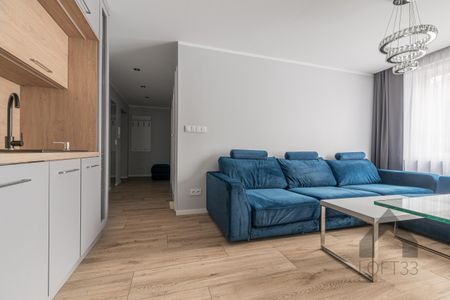 Wyposażone i nowe dwupokojowe mieszkanie na Parkowej w Jaworznie do wynajęcia | Spacer 3D - Фото 3