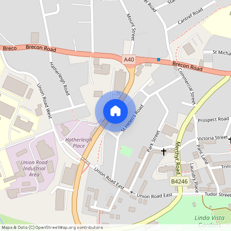 St. Helens Close, St. Helens Road, Abergavenny, NP7