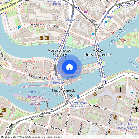 ul. Księcia Witolda, Nadodrze, Śródmieście, Wrocław, dolnośląskie