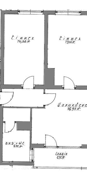 3-Zimmer-Wohnung im 2. Obergeschoss mit Loggia - Photo 2
