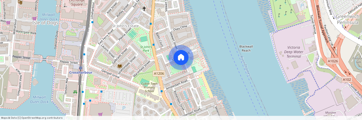 Dagmar Court, Island Gardens