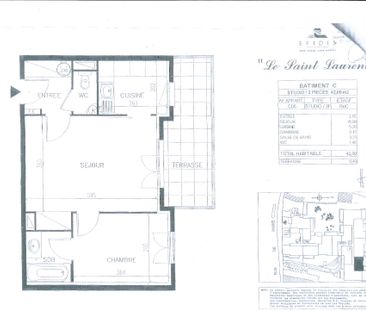 Location Appartement 2 pièces 42m² - Photo 4