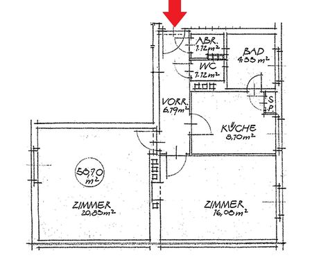 Gut aufgeteilte - 2-Zimmer-Wohnung im Obergeschoss - Photo 2