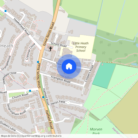 Thornton Road, Potters Bar, Hertfordshire, EN6