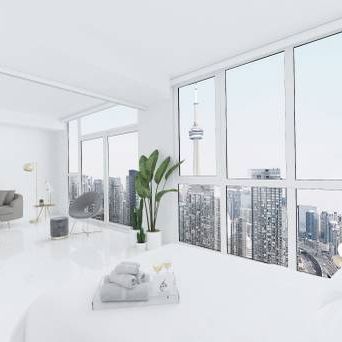 Sleek 1 Bed, 1 Bath with City Views and Office Den - Photo 3