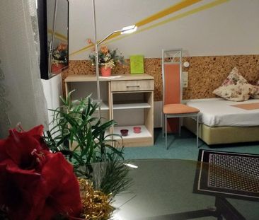 möblierte Einraumw. Balkon, neue Küche, warm incl. NK339€, WLAN - Foto 1