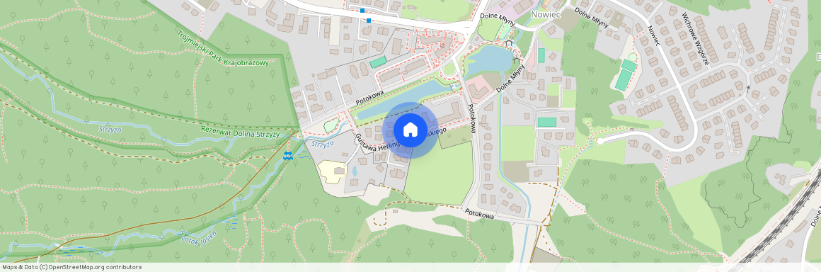 ul. Gustawa Herlinga-Grudzińskiego, Brętowo, Gdańsk, pomorskie