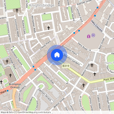 Beauchamp Place, South Kensington