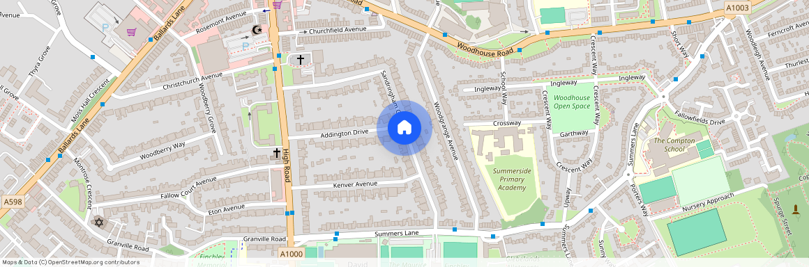 Sandringham Gardens, Finchley N12, London
