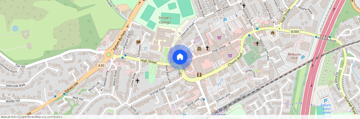 Straits Gardens, High Street TW20